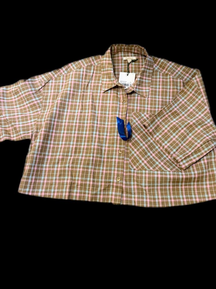 barbour Plaid Button-Up Shirt